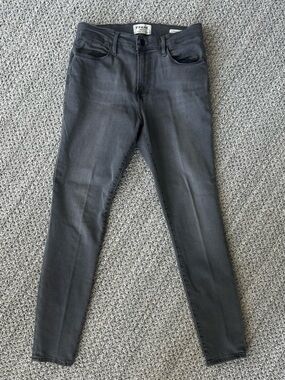 Frame Denim Women's Skinny Jeans in Charcoal Gray